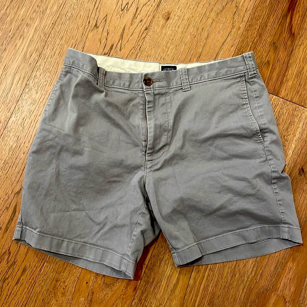 JCrew 33 inch 7” inseam shorts (Grey)